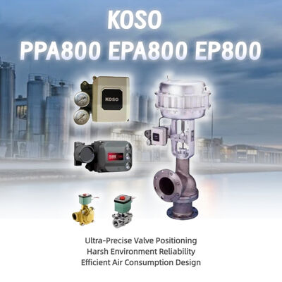 Sıcak Satış Orijinal OEM KOSO Yüksek Hassasiyetli Elektro Pnömatik Akıllı Vana Konumlandırıcı PPA800 EPA800 EP800