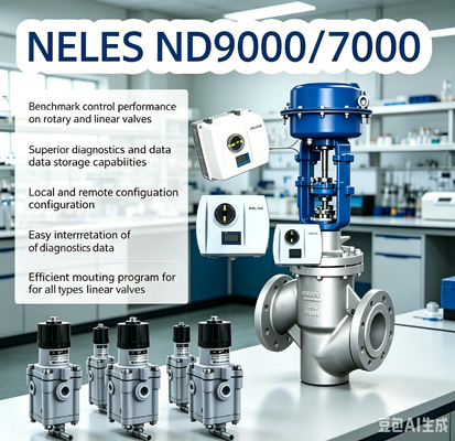 Neles Valmet Me-tso ND7000 ND9000 Pnömatik Akıllı Dijital Valf Kontrolörü Konumlandırıcı
