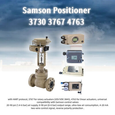 Yepyeni Dijital Elektropneumatik Patlama Kanıtlı Samson Positioner 3730 3767 4763 Çinli Pneumatik Valf
