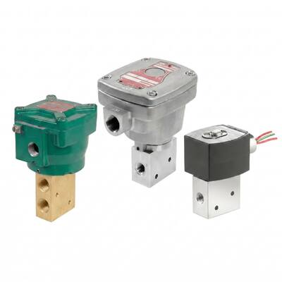 ASCO 8327 Serisi 3 Yollu 2 Pozisyonlu Solenoid Valf Doğrudan Etkili Yüksek Akış Kontrol Pnömatik Aktüatör
