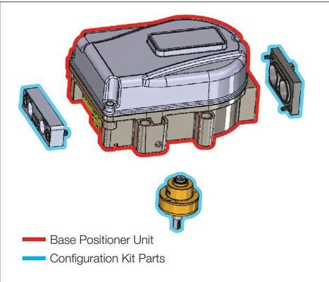 Flowserve Logix 1500 Akıllı HART Protokolü Dijital Valf Konumlandırıcı Akış Kontrolü Yağ Kimya Endüstrisi