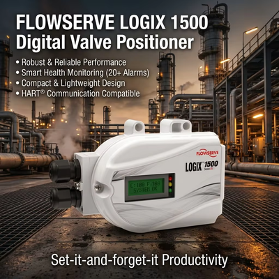 Flowserve PMV D20 Limit Switch Box Valve Controller HART Communicator Flowserve Logix 1500 Dijital Valve Positioner