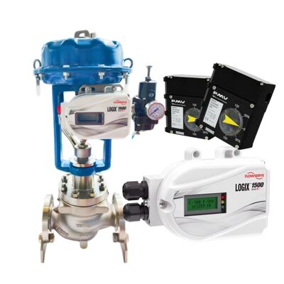 Flowserve Logix 1500 Digital Valve Positioner with HART Communication IP66/NEMA 4X Enclosure and 4–20 mA DC Input