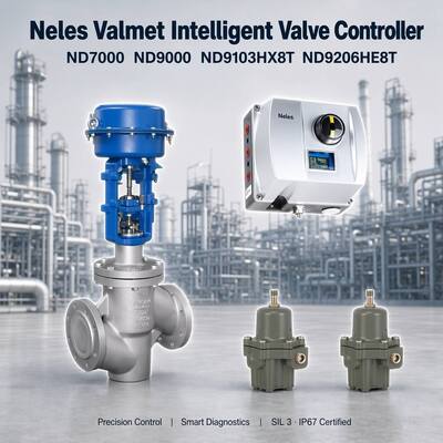 Brand New Neles Valmet Me Tso ND7000 ND9000 ND9103HX8T ND9206HE8T Pneumatic Smart Digital Valve Controller Positioner
