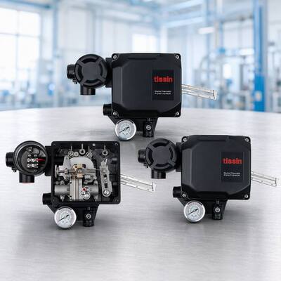 TISSIN TS600L Pnömatik Valf Konumlandırıcı 4 20mA IP66 Petrol Gaz Kimyasal Güç Su Endüstriyel Aktüatör