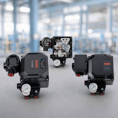 TISSIN TS600R Rotary Electro Pneumatic Valve Positioner 4 20mA IP66 dökme alüminyum aktüatör kontrolü