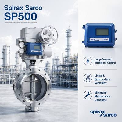 Chongqing Chuanyi Otomasyonu ile Yepyeni Spirax Sarco SP500 Akıllı Konumlandırıcı