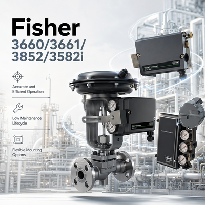 Original In-Stock F-isher 3660/3661/3852/3582i Toplu Gaz OEM Elektropneumatik Valf Yerleştiricileri