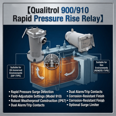 QUALITROL 900/910 RPRR Transformer Safety Pressure Protection Relay Transformer Pressure Relay Supplier