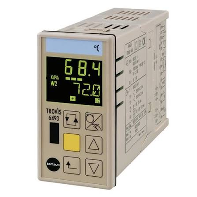 SAMSON TROVIS 6493 Elektronik Süreç Denetleyicisi Dijital PID Panel Mount Kompakt Denetleyicisi