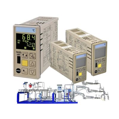 SAMSON TROVIS 6493 Elektronik Süreç Denetleyicisi Dijital PID Panel Mount Kompakt Denetleyicisi