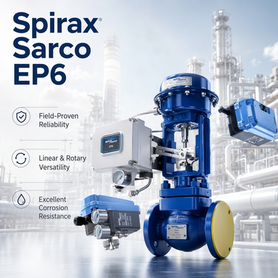 Elektro-pnömatik Spirax Sarco EP6 Pozisyoner Yedek Parça Çeşitli Marka Aktüatörlere Uyumlu