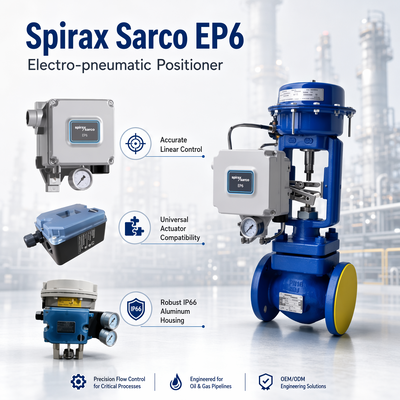 Elektro-pnömatik Spirax Sarco EP6 Pozisyoner Yedek Parça Çeşitli Marka Aktüatörlere Uyumlu