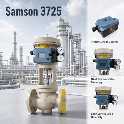 Samson 3725 Electro-pneumatic Valve Positioner Single-acting Samson 3725 3730-3 3731