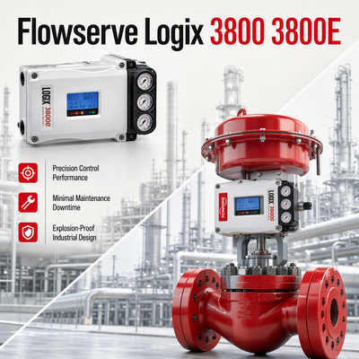 Sıfır Ayarında Flowserve Logix 3800 3800E Dijital Valf Pozisyoneri Güvenilir Kontrol Valfi Parçaları Stokta