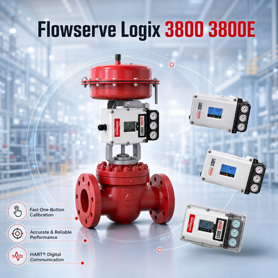Yeni Flowserve Logix 3800 3800E Dijital Valf Konumlandırıcı Güvenilir Kontrol Valfi Parçaları Stokta