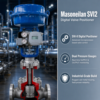 Masoneilan SVI3 Orijinal Akıllı Valf Konumlandırıcı OEM Yedek Parça Pnömatik Dijital Kontrol Cihazı