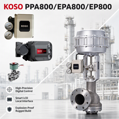  In Stock KOSO PPA800/EPA800/EP800 Electro Pneumatic Smart Valve Positioner 4-20mA for Pneumatic Control Actuator