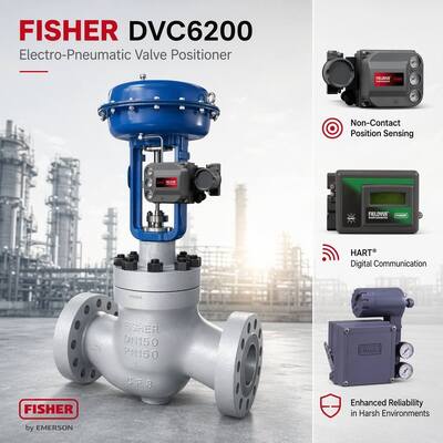 Fisher FIELDVUE DVC6200 Akıllı Valf Denetleyicisi 67CFR Pnömatik Filtre Düzenleyicisi Çin OEM Pnömatik Kontrol Valfi