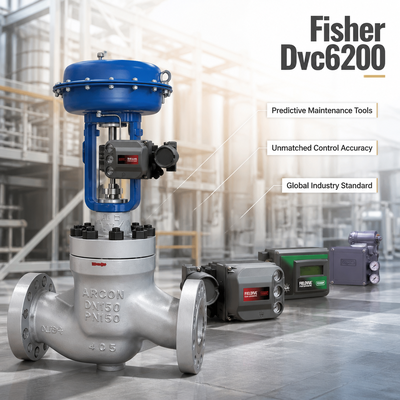 F-isher DVC6200 Tam Süreç Diagnostiği ile Akıllı Valf Yerleştiricisi
