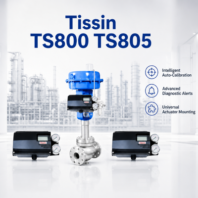 Yeni Tissin TS800 TS805 Serisi Akıllı Valf Konumlandırıcı HART Dijital Kontrol Valfi Konumlandırıcı