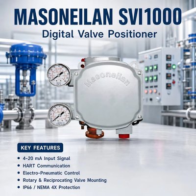 Masoneilan SVI1000 HART Dijital Kontrol Valf Kontrolörü Elektro Pnömatik Valf Pozisyoner