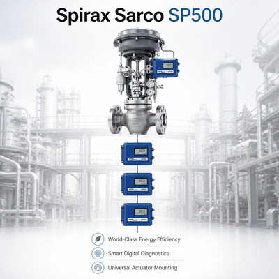 Yepyeni Spirax Sarco SP500 HART Akıllı Konumlandırıcı 4-20mA Elektropneumatik Denetleyici Çongqing Chuanyi Aktüatörü