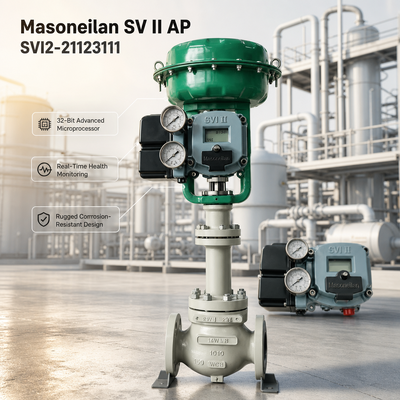 Masoneilan SVI II AP Dijital Valf Konumlandırıcı SVI2 21123111 HART Akıllı Konumlandırıcı Pnömatik Valf Aksesuarı