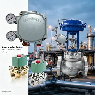 Masoneilan SVi1000 Dijital Valf Konumlandırıcı 4-20mA ASCO Solenoid Valfi ile HART Pnömatik Kontrol