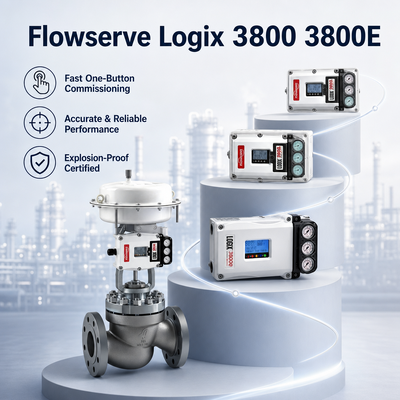 Stokta yeni Flowserve Logix 3800 3800E Dijital Pnömatik Valf Yerleştirici Kontrol Valf yedek parçaları