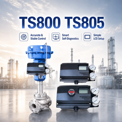 TS800 TS805 Serisi Akıllı Valf Konumlandırıcı HART Dijital Kontrol Valf Konumlandırıcı