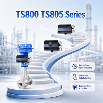 TS800 TS805 Serisi Akıllı Valf Pozisyoneri Küresel Vana