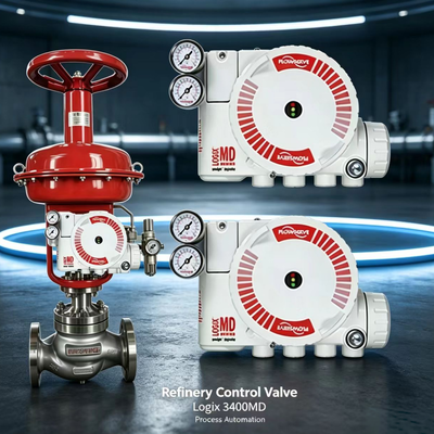 Yeni Flowserve Logix 3400MD Dijital Pozisyoner FOUNDATION Fieldbus Vana Kontrolü Lineer Döner