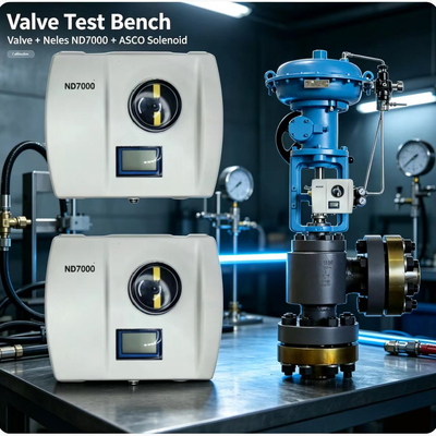Valmet Me-sto Neles ND7000 Intelligent Digital Valve Controller with ASCO Solenoid Valve for Process Control
