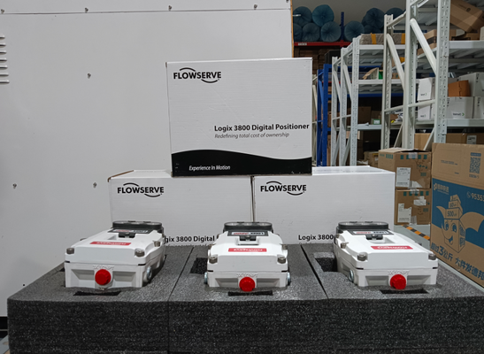 Logix 1500 Akıllı HART Protokolü Dijital Valf Konumlandırıcı 4 20mA IP67 Elektro Pnömatik Akış Kontrolü Petrol Kimya Endüstrisi