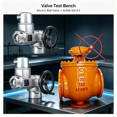 AUMA SQ 14.2 Part-Turn Actuator 800-2400Nm High Torque Open-Close Valve Actuator IP68 Industrial