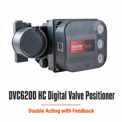 DVC6200 HC Dijital Pozisyoner Kontrol Cihazı Geri Beslemeli Çift Etkili Vana Konumlandırıcı