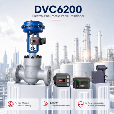 FIELDVUE DVC6200 SIS Güvenlik Enstrümantasyon Sistemi Valf Kontrol Cihazı Acil Durdurma HART