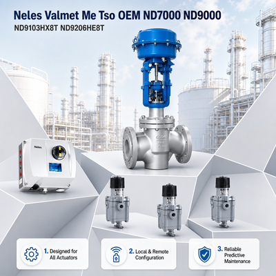 Orijinal Yeni Neles ND9103 ND9106 ND9203 ND9206 ND7000 ND9000 Valve Positioner Valmet Stock Tedarikçi Fiyatı
