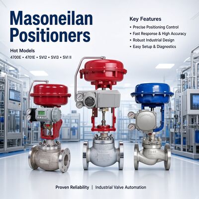 Orijinal Masoneilan Dağıtıcı Masoneilan 4700E SVI1000 SVI2 SVI3 Valf Pozisyoner