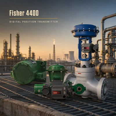 Fisher FIELDVUE 4400 Dijital Pozisyon Göndericisi Göndericisi 4-20 mA Valf ile Geri bildirim