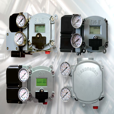 Masoneilan control valve SVI1000 series valve positioner SVI1000G/IM/SW positioner + Fairchild M25 relay and ASCO solenoid pulse valve NFG353D132 24VDC