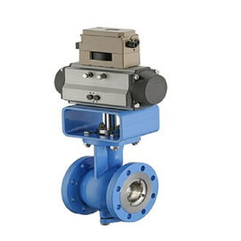 Sınıf 150 - Sınıf 300 Pnömatik Aktüatör Rotary Plug Valve ANSI Sürümü