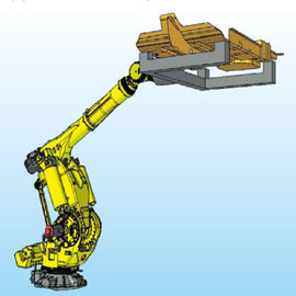 6 Eksen 700 Yükü Fanuc Nokta Kaynak Robotu ± 0.1mm Tekrarlanabilirlik Belli Tip