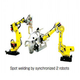Zemin Montaj Fanuc Boya Robotları / Robotik Boyama Makinesi 1170kg Kütle