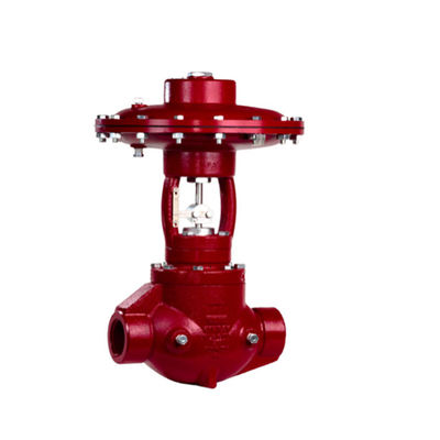 Yüksek basınç kontrol vanaları EFG 2150 SMT PB 2 IV malzeme Çelik kırmızı renk tasarımı basınç regülatörü boyutu 2 ''