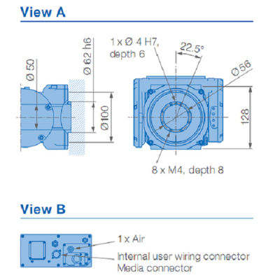 2.0KVA Kol Kaynağı 2010mm 6 Eksenli Yaskawa Robot Kolu