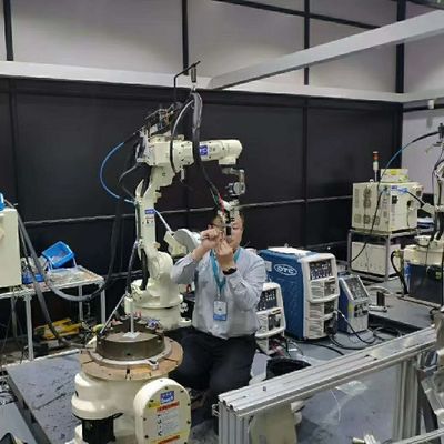 Robotik kaynak kolları FD-5H 7-eksenli kaynak robot OTC için B4S kaynak işbirlikçi robot kollarının erişimini genişletir
