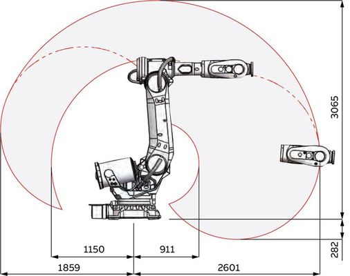 ABB IRB 6700 Faydalı Yük 200kg 6 Eksenli Robotik Kaynak Kolu