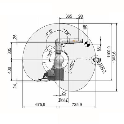 KR 6 R700-2 Temiz Oda Otomasyonu Kuka Robot Kolu